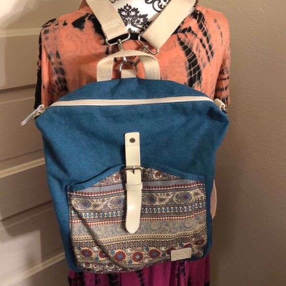 Canvas Artisan Bags Backpack Crossbody Convertible Bag Poshmark